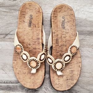 orthaheel Shoes - Orthaheel Sandals Slip On Thong Flip Flop Beaded orthaheel Shoes - Orthaheel Sandals Slip On Thong Flip Flop Beaded